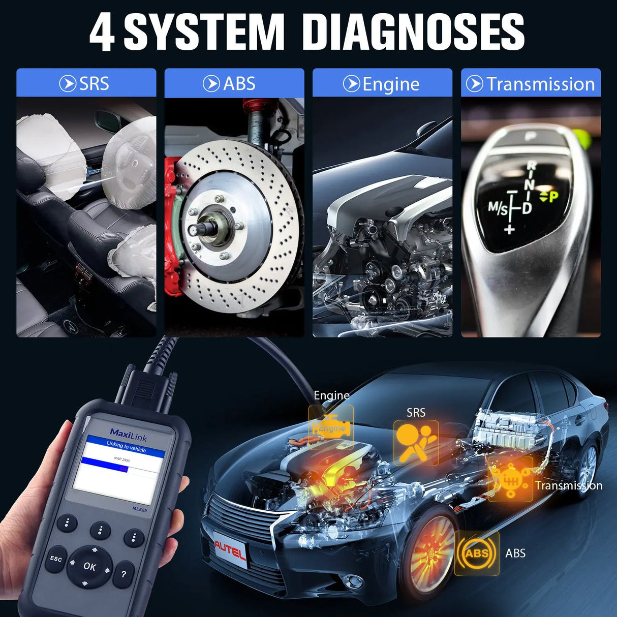 Autel Autel MaxiLink ML629 Auto Uitleesapparaat