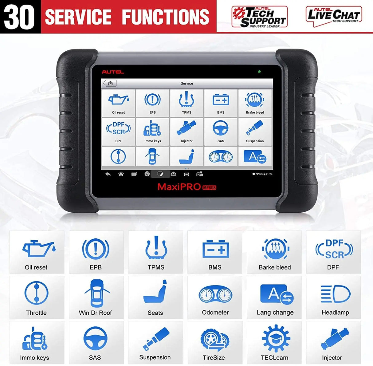 Autel Autel MaxiPro MP808 Auto Uitleesapparaat