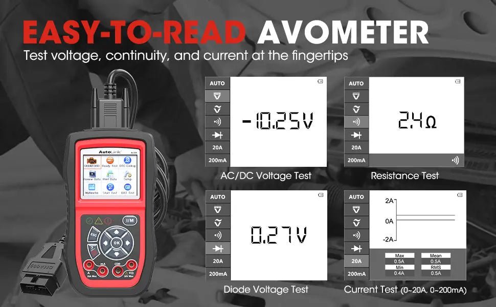 Autel AutoLink AL539B Foutcodelezer/Multimeter