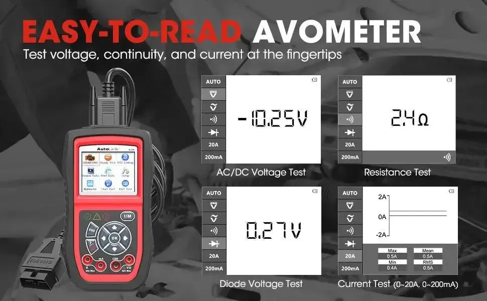 Autel AutoLink AL539B Foutcodelezer/Multimeter
