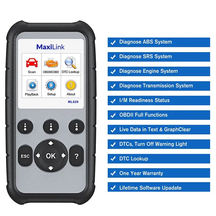 Autel MaxiLink ML629 Auto Uitleesapparaat