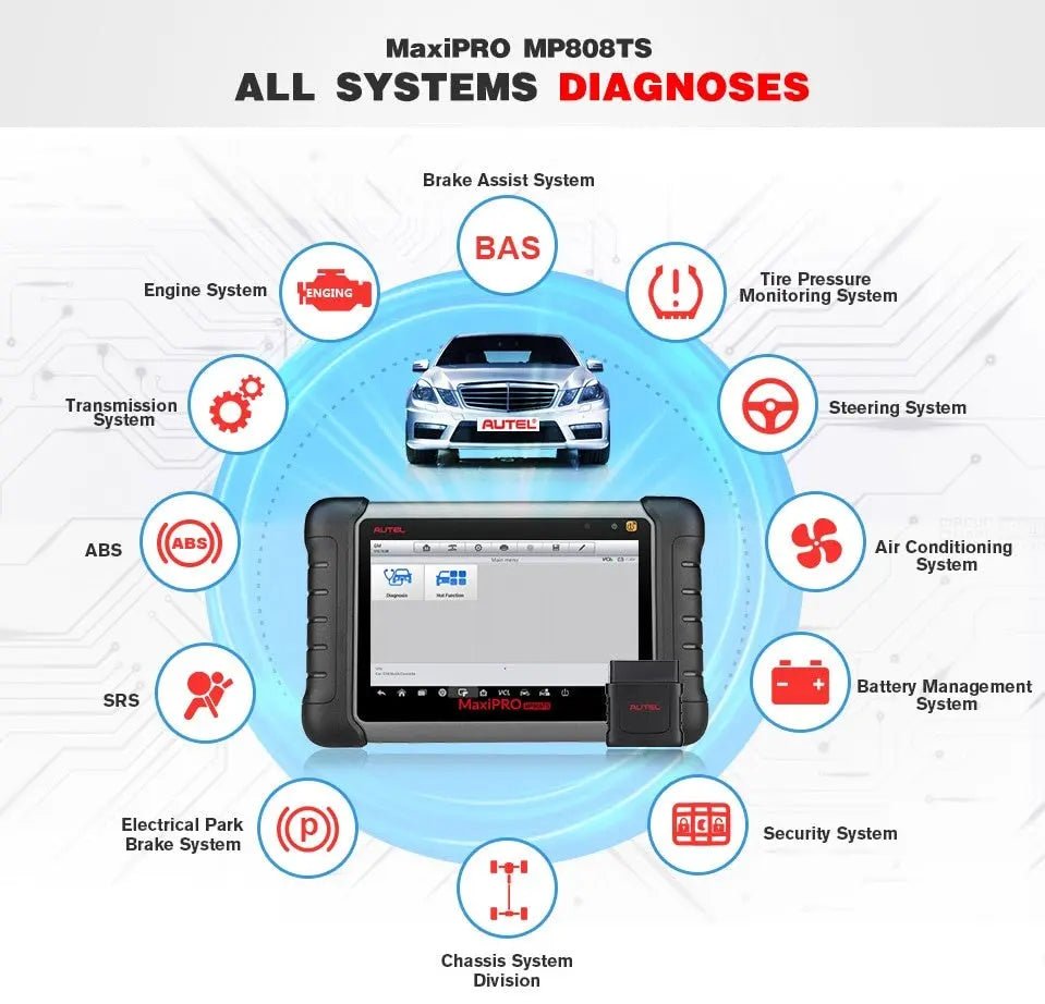 Autel MaxiPro MP808S-TS Auto Uitleesapparaat