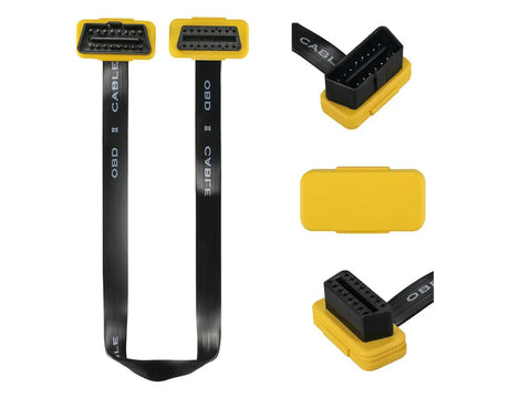 Autool 16 Pins OBD2 Platte Verlengkabel 40 cm