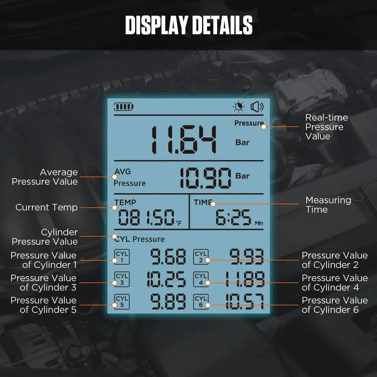 Autool PT610 Compressietester