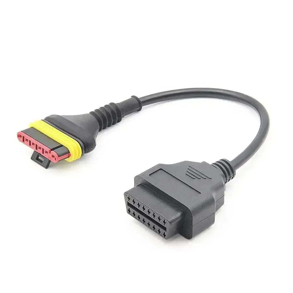 Benelli 6-pins naar 16-pins OBD2 Verloopkabel – Motorfiets
