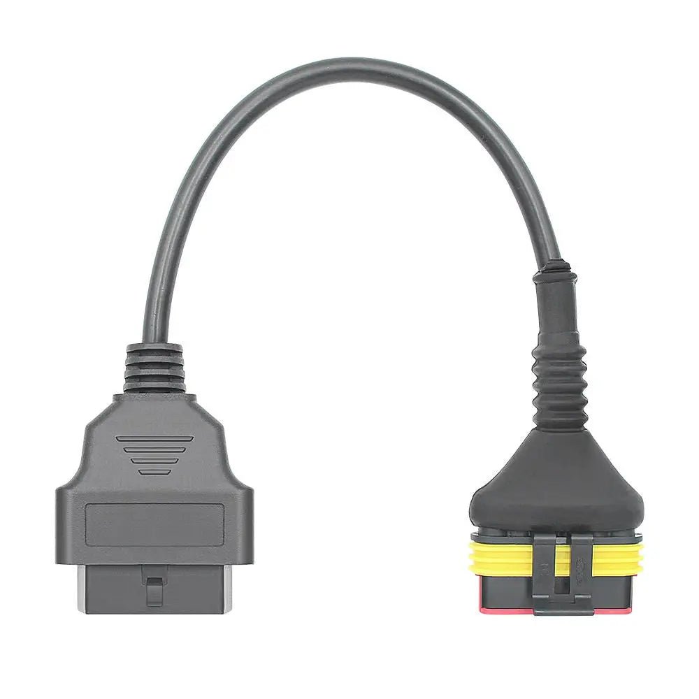 Benelli 6 Pins OBD - 16 Pins OBD2 Verloopkabel Motorfiets