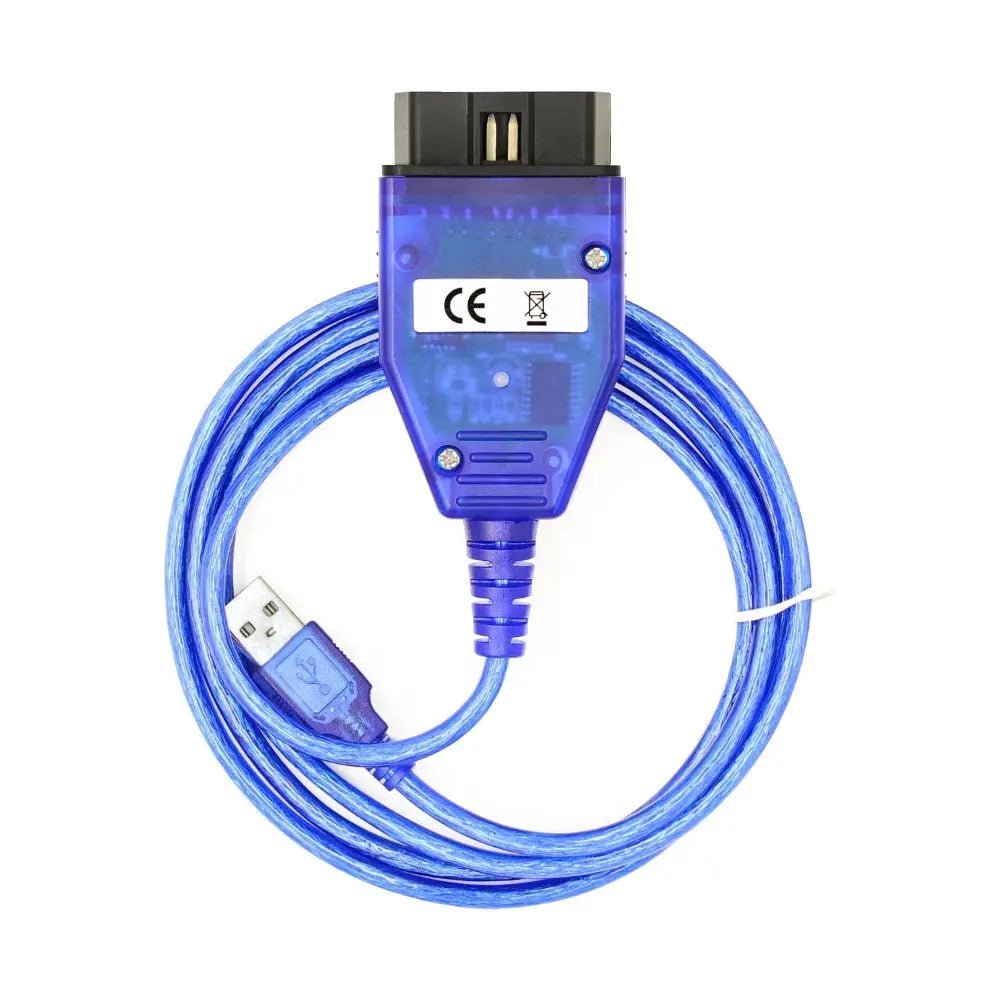 BMW K+DCAN OBD2 - USB Switch Interfacekabel Blauw