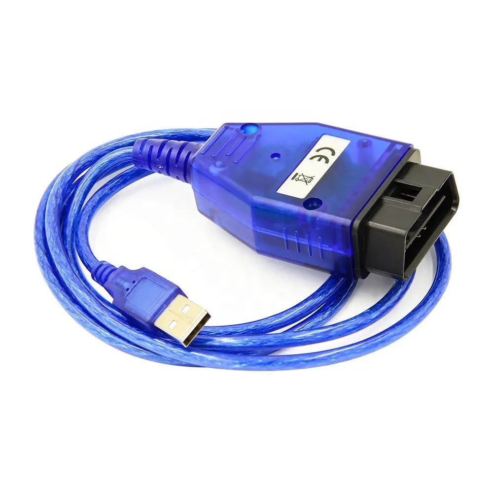 BMW K+DCAN OBD2 - USB Switch Interfacekabel Blauw