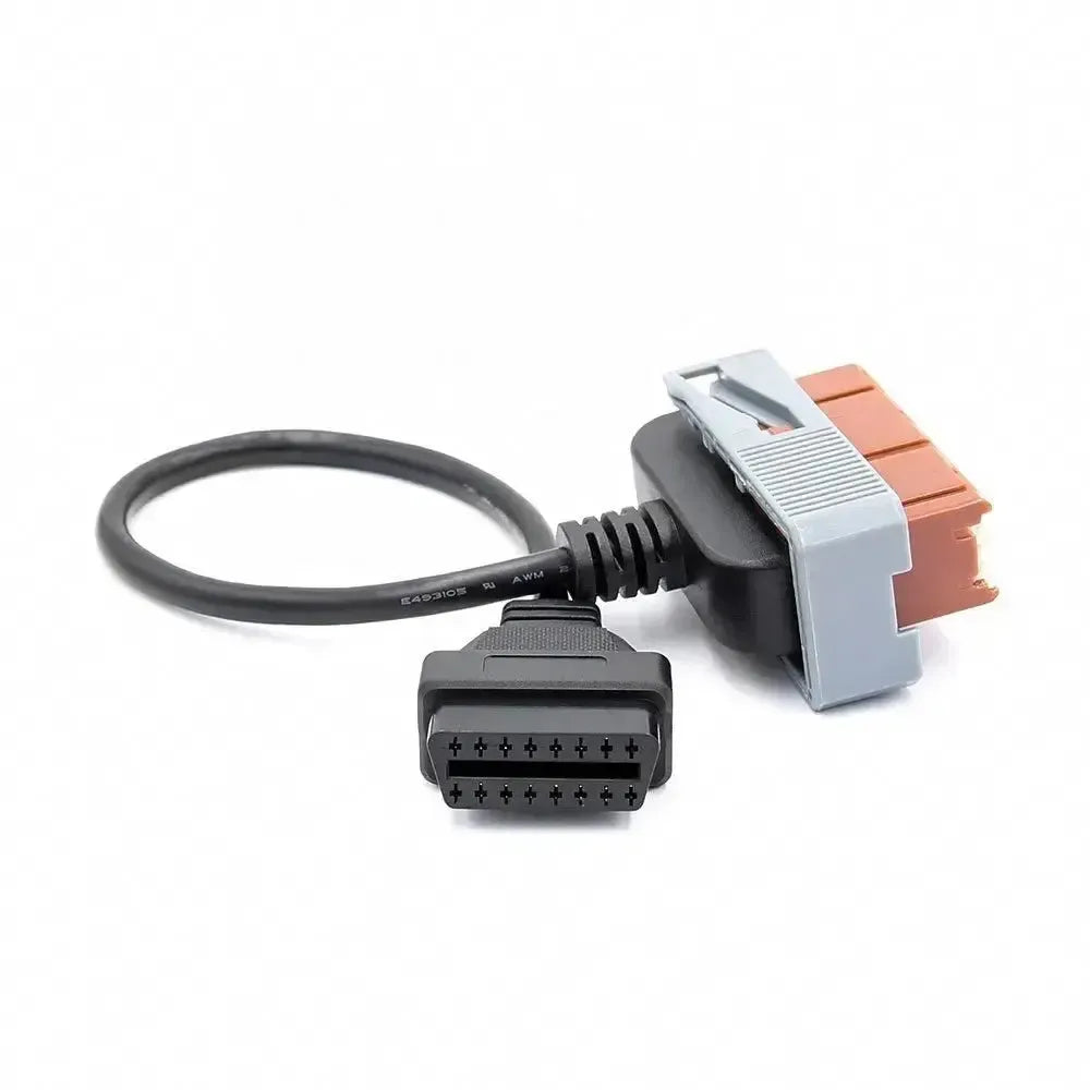 Citroën/Peugeot 30 Pins OBD1 - 16 Pins OBD2 Verloopkabel Personenauto