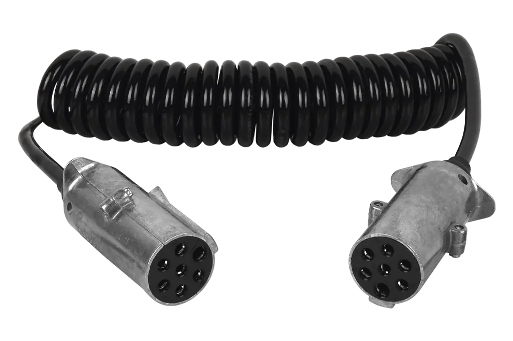 Cojali 7 Pins Type-N (ISO 1185) Spiraalkabel Trailer