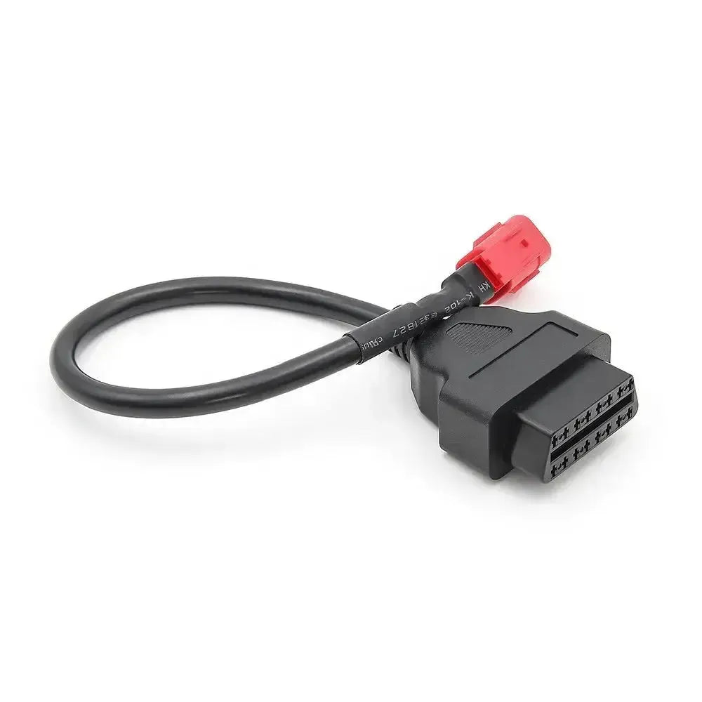 Euro-V 6 Pins OBD - 16 Pins OBD2 Verloopkabel Motorfiets