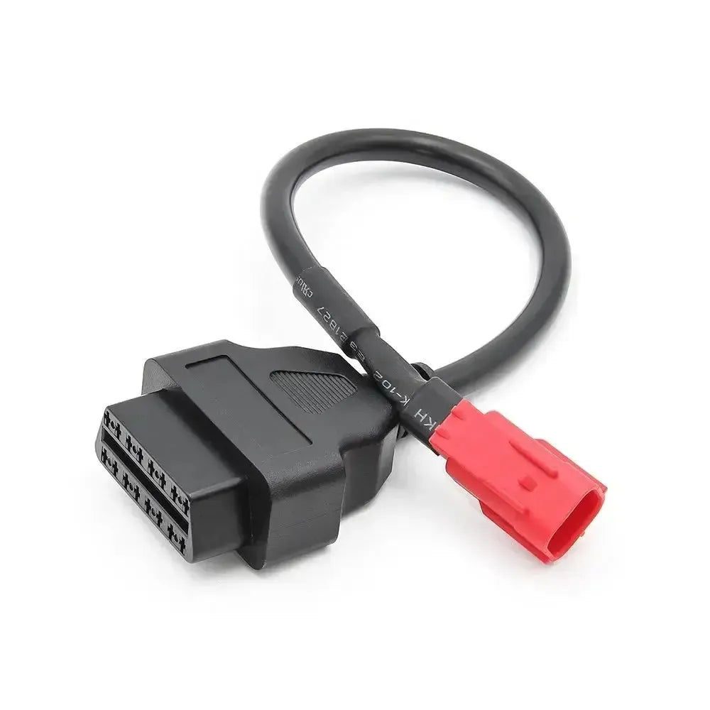 Euro-V 6 Pins OBD - 16 Pins OBD2 Verloopkabel Motorfiets