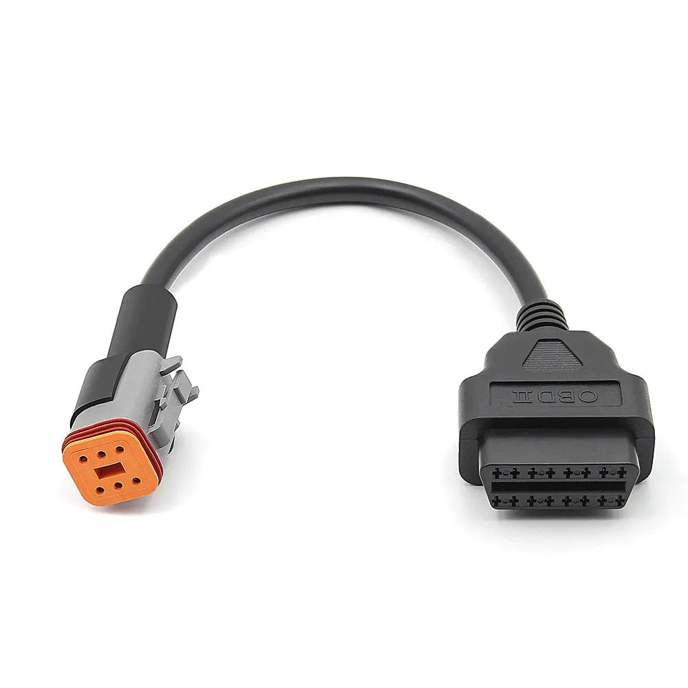 Harley Davidson 6 Pins OBD - 16 Pins OBD2 Verloopkabel Motorfiets