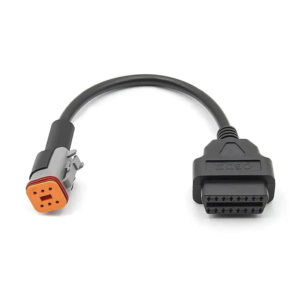 Harley Davidson 6 Pins OBD - 16 Pins OBD2 Verloopkabel Motorfiets
