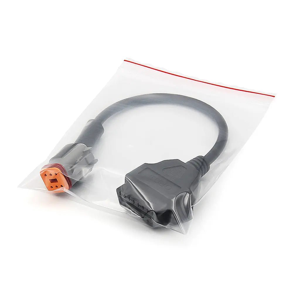 Harley Davidson 6 Pins OBD - 16 Pins OBD2 Verloopkabel Motorfiets