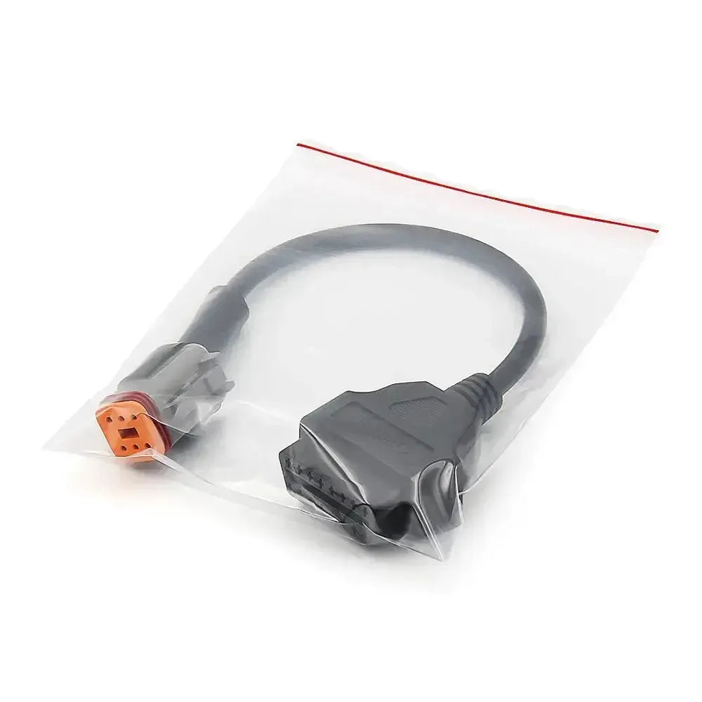 Harley Davidson 6 Pins OBD - 16 Pins OBD2 Verloopkabel Motorfiets