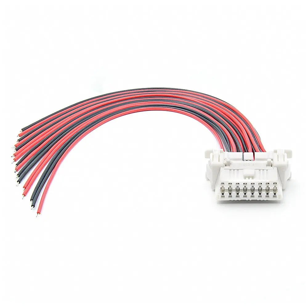 Honda 16 Pins OBD2 Poort Vrouwtje Met 16 Open Eindkabels 30 cm