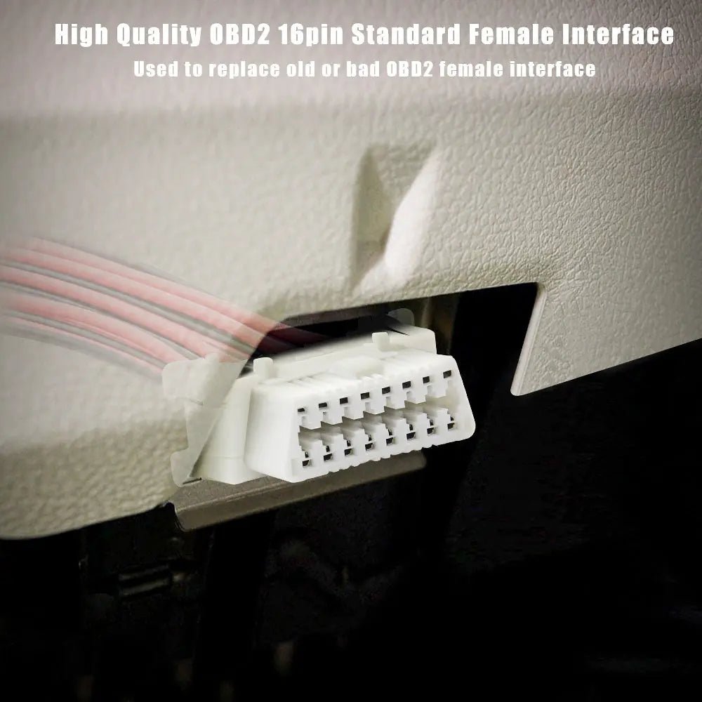 Honda 16 Pins OBD2 Poort Vrouwtje Met 16 Open Eindkabels 30 cm