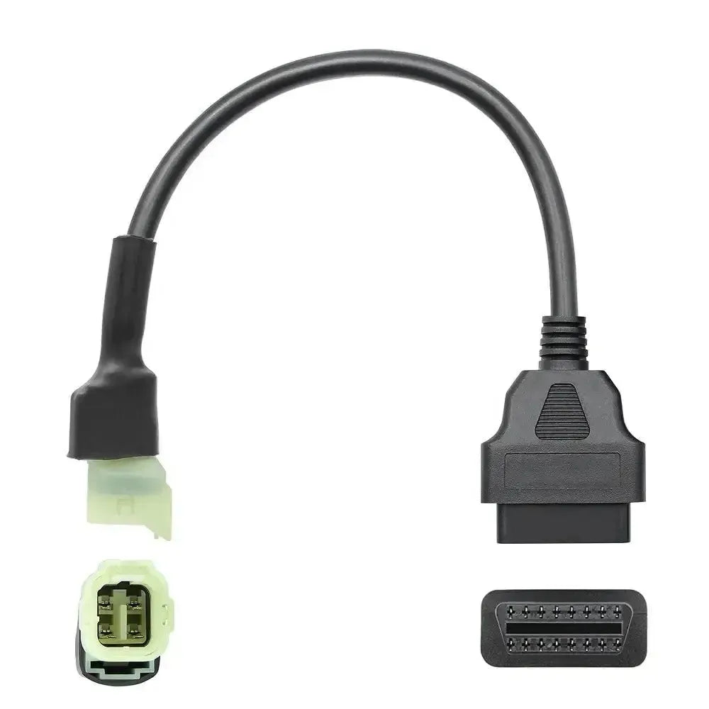 Honda 4 Pins OBD - 16 Pins OBD2 Verloopkabel Motorfiets