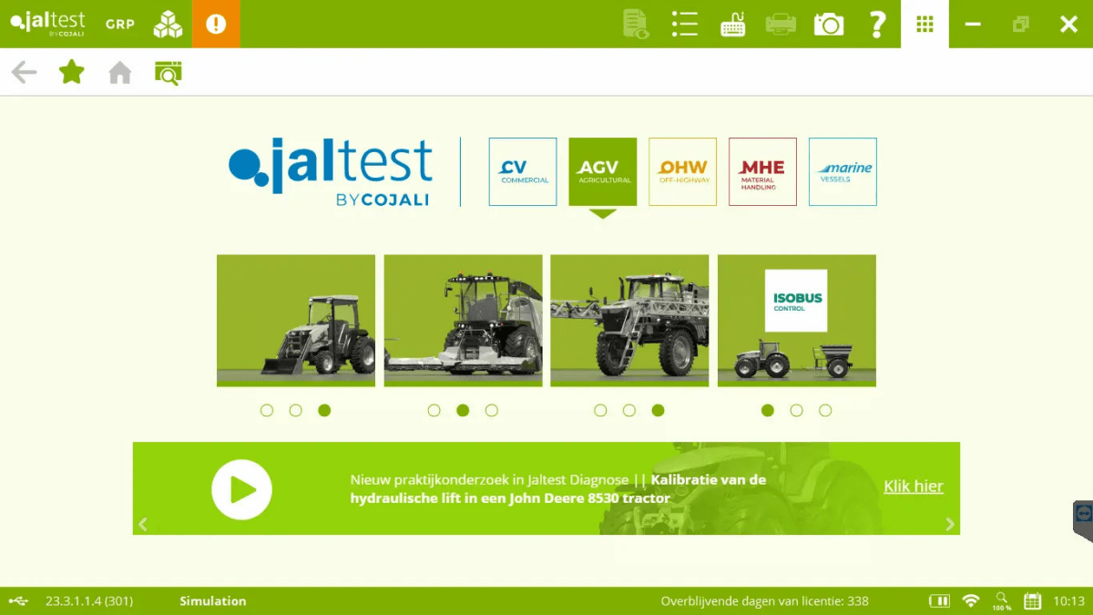 Jaltest AGV (Agricultural) Uitleesapparaat