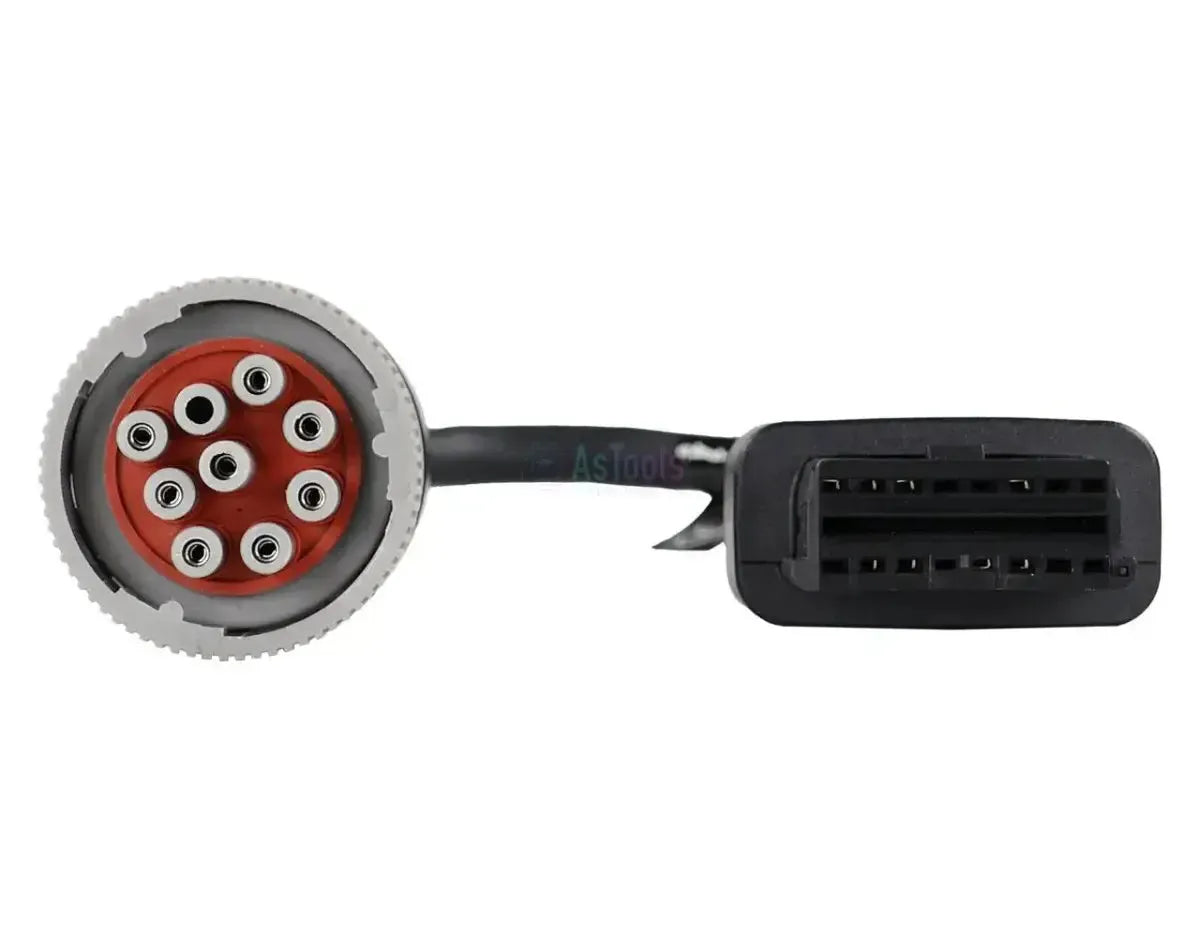 Jaltest CAT/Perkins 9 Pins OBD - 16 Pins OBD2 Verloopkabel Verbrandingsmotor