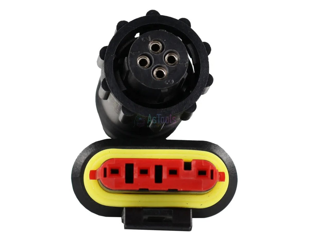 Jaltest Claas/Renault 4+4 Pins OBD - 16 Pins OBD2 Verloopkabel Landbouwvoertuig