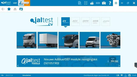 Jaltest CV (Commercial Vehicles) Uitleesapparaat