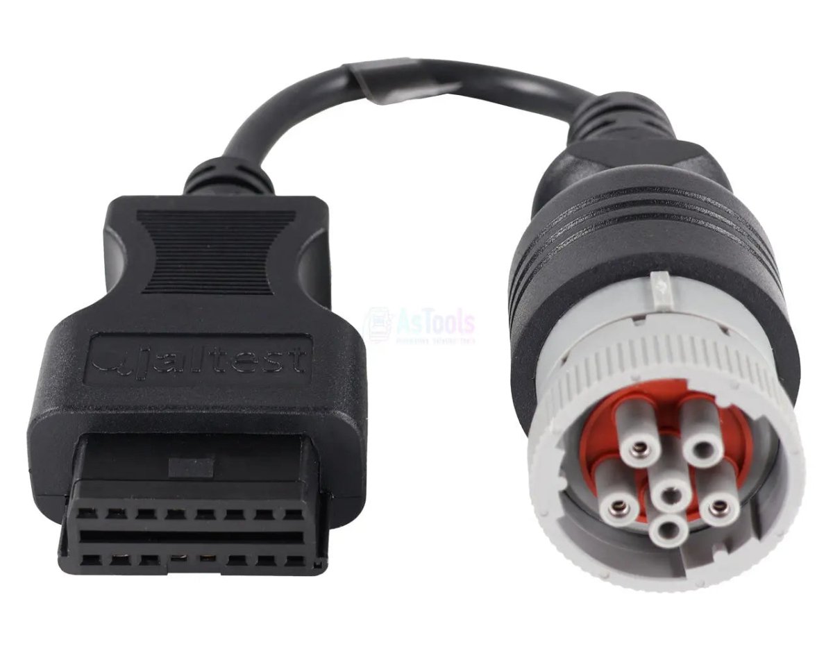 Jaltest Deutsch 6 Pins OBD - 16 Pins OBD2 Verloopkabel Motorboot