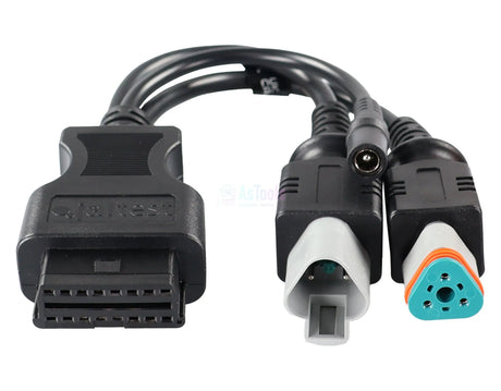 Jaltest Jaltest 3+3 Pins J1939 - 16 Pins OBD2 Verloopkabel Bedrijfs- en Werkvoertuig