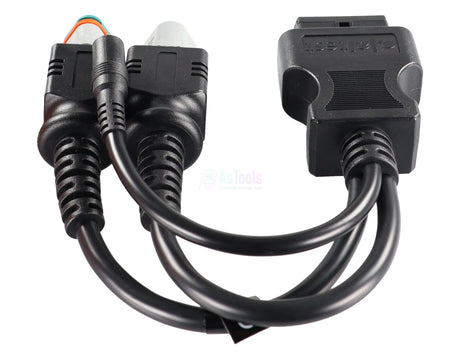 Jaltest Jaltest 3+3 Pins J1939 - 16 Pins OBD2 Verloopkabel Bedrijfs- en Werkvoertuig