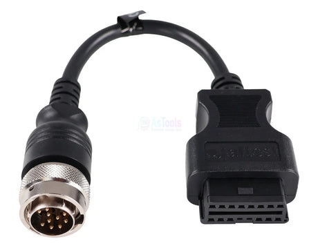 Jaltest Jaltest Deutz 12 Pins OBD - 16 Pins OBD2 Verloopkabel Verbrandingsmotor