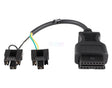Jaltest Jaltest Haldex ABS Modular 3+3 Pins OBD - 16 Pins OBD2 Verloopkabel Trailer
