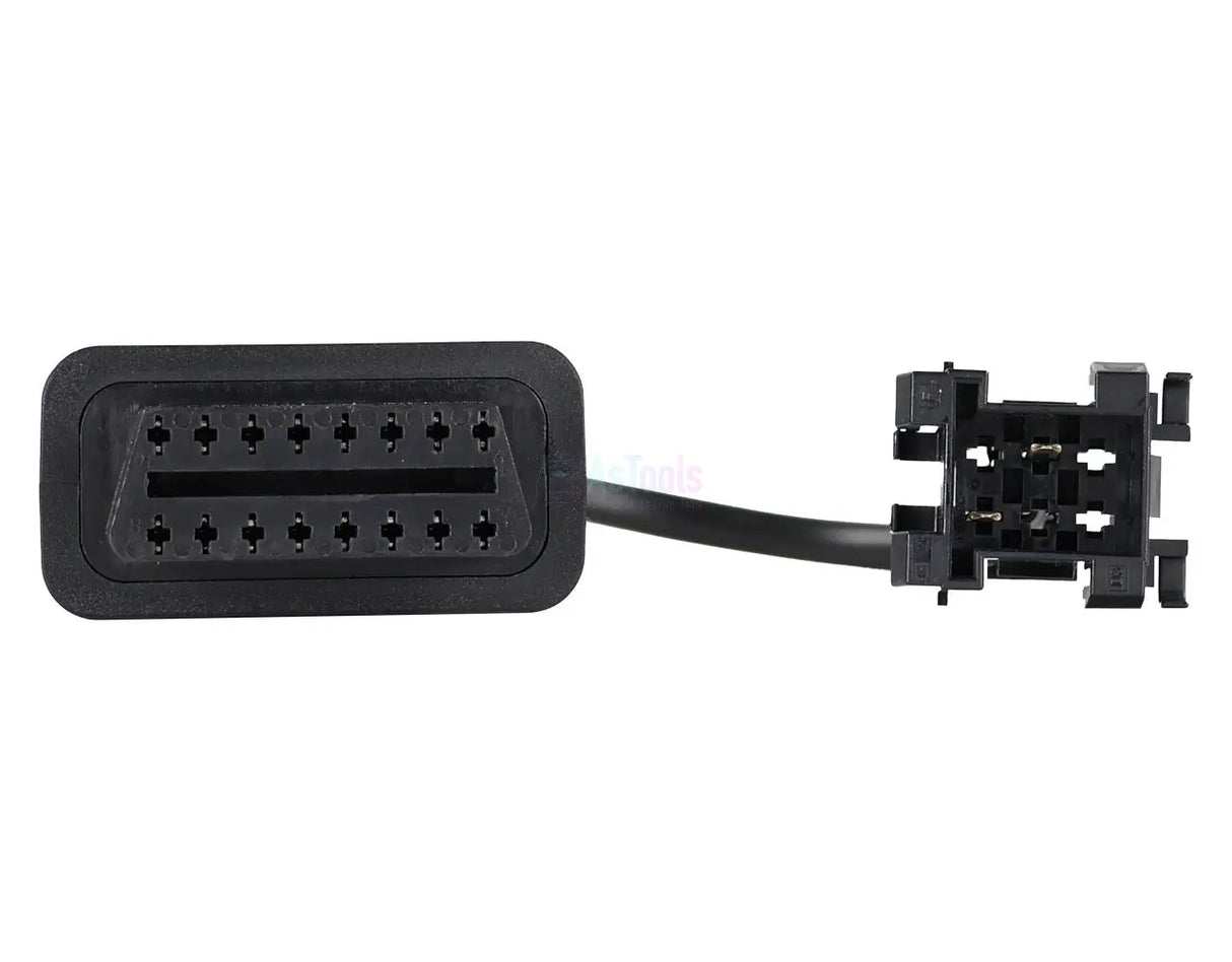 Jaltest Jaltest Liebherr 6 Pins OBD - 16 Pins OBD2 Verloopkabel Terrein- en Bouwmachine