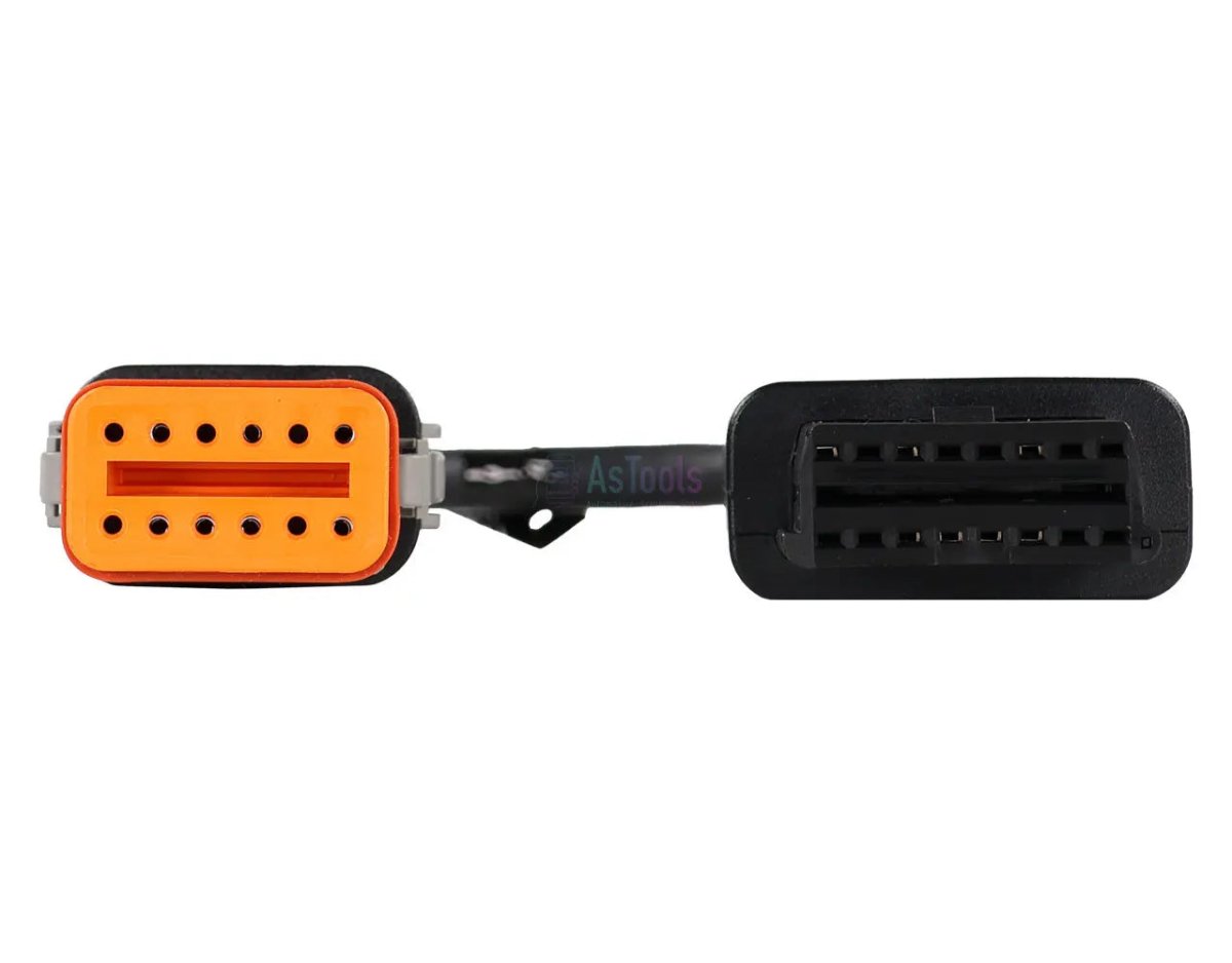 Jaltest Komatsu 12 Pins OBD - 16 Pins OBD2 Verloopkabel Terrein- en Bouwmachine