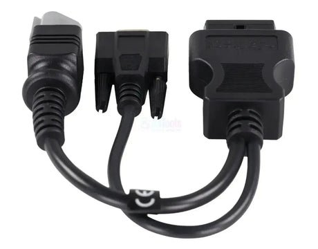 Jaltest (JDC518A) | SISU 3+9-pins OBD - 16-pins OBD2 Verloopkabel | Verbrandingsmotor