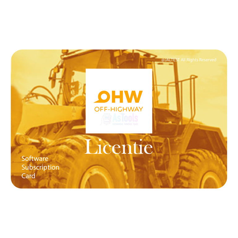 Jaltest (74001014) | OHW (Off-Highway) | Software-licentie