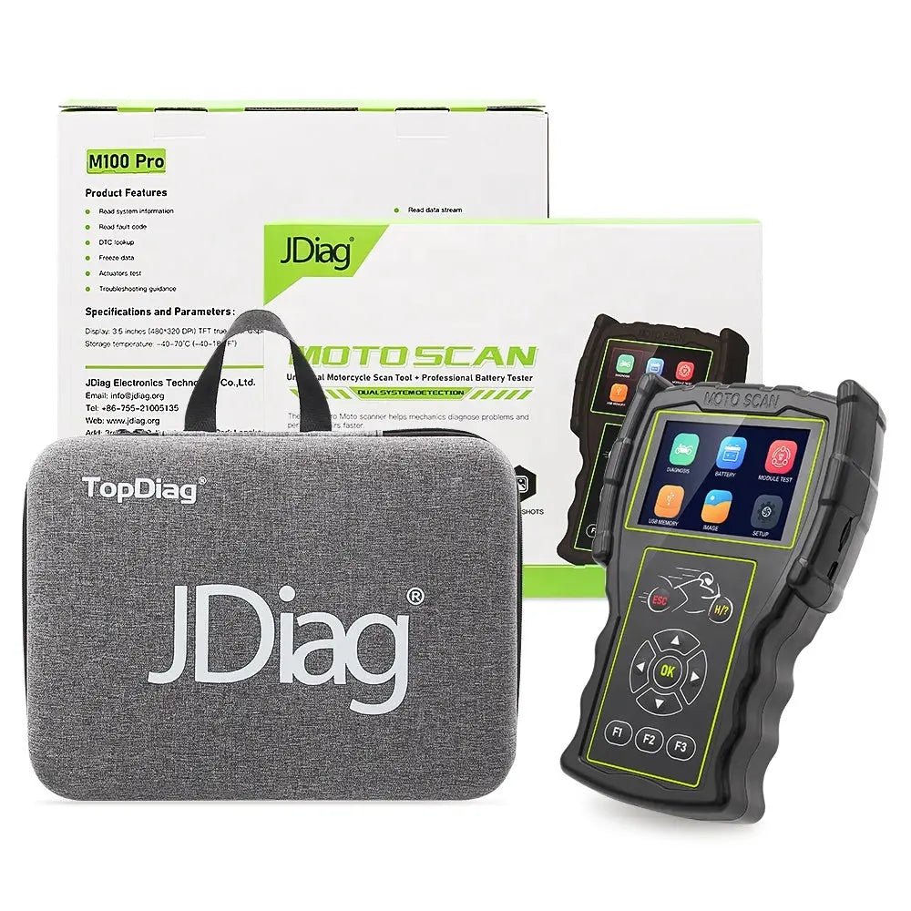 JDiag M100 Pro Motorfiets Uitleesapparaat