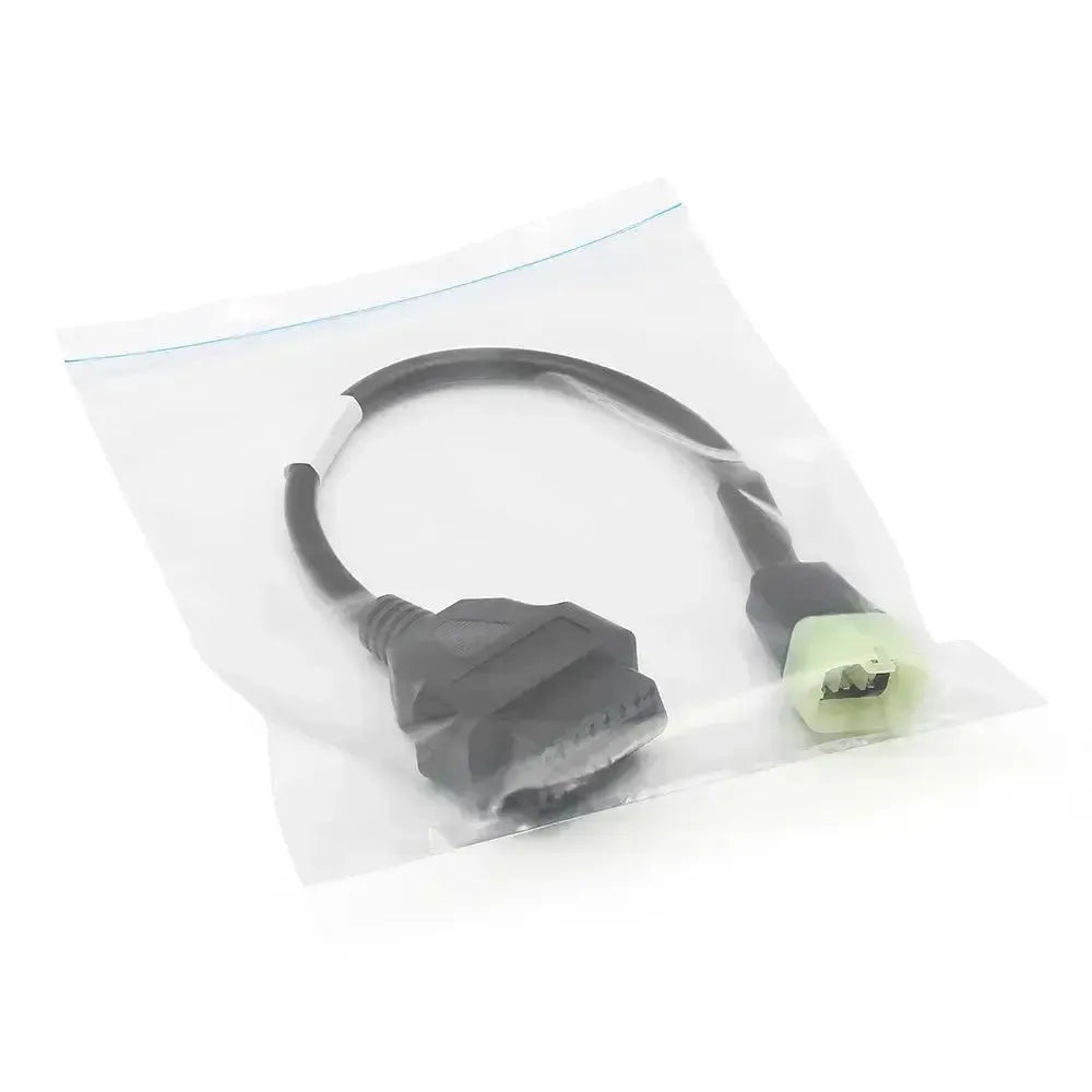 Kawasaki 6-pins naar 16-pins OBD2 Verloopkabel – Motorfiets