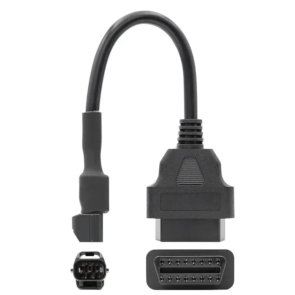 Kymco 3-pins naar 16-pins OBD2 Verloopkabel – Snorfiets
