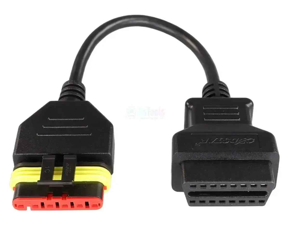 OBDSTAR Benelli 6 Pins OBD - 16 Pins OBD2 Verloopkabel Motorfiets
