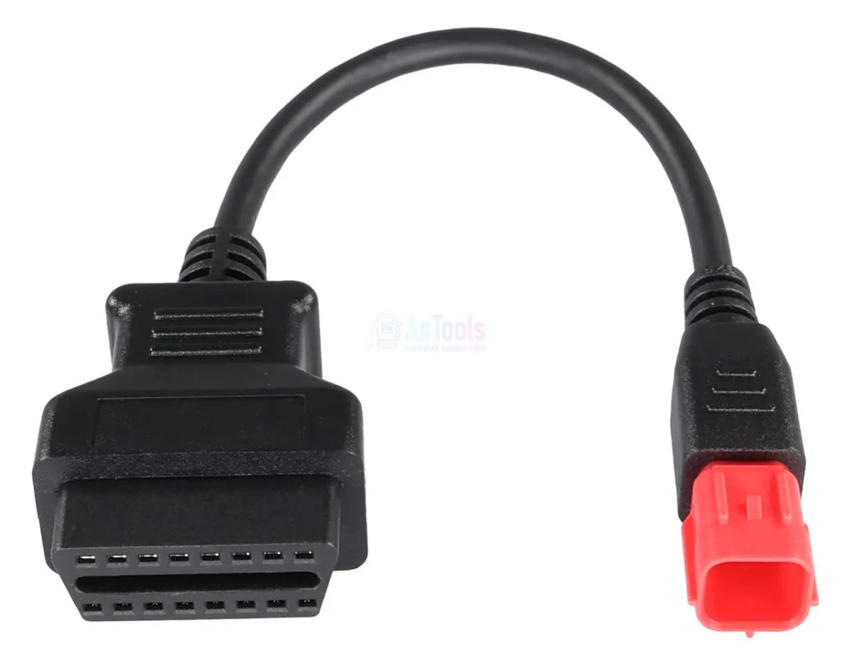 OBDSTAR Euro V 6 Pins OBD - 16 Pins OBD2 Verloopkabel Motorfiets