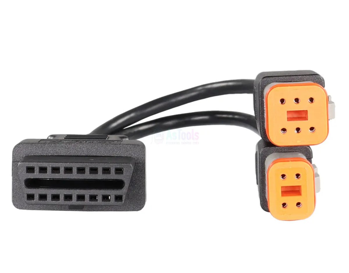 OBDSTAR Harley Davidson 4+6 Pins OBD - 16 Pins OBD2 Verloopkabel Motorfiets