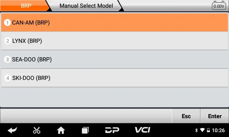 OBDSTAR IScan BRP Motorfiets/Motorboot Uitleesapparaat