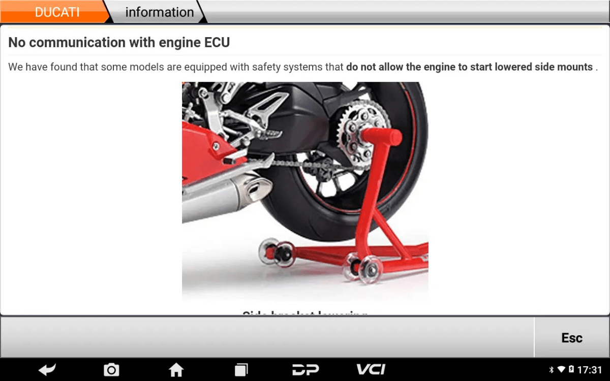 OBDSTAR IScan Ducati Motorfiets Uitleesapparaat