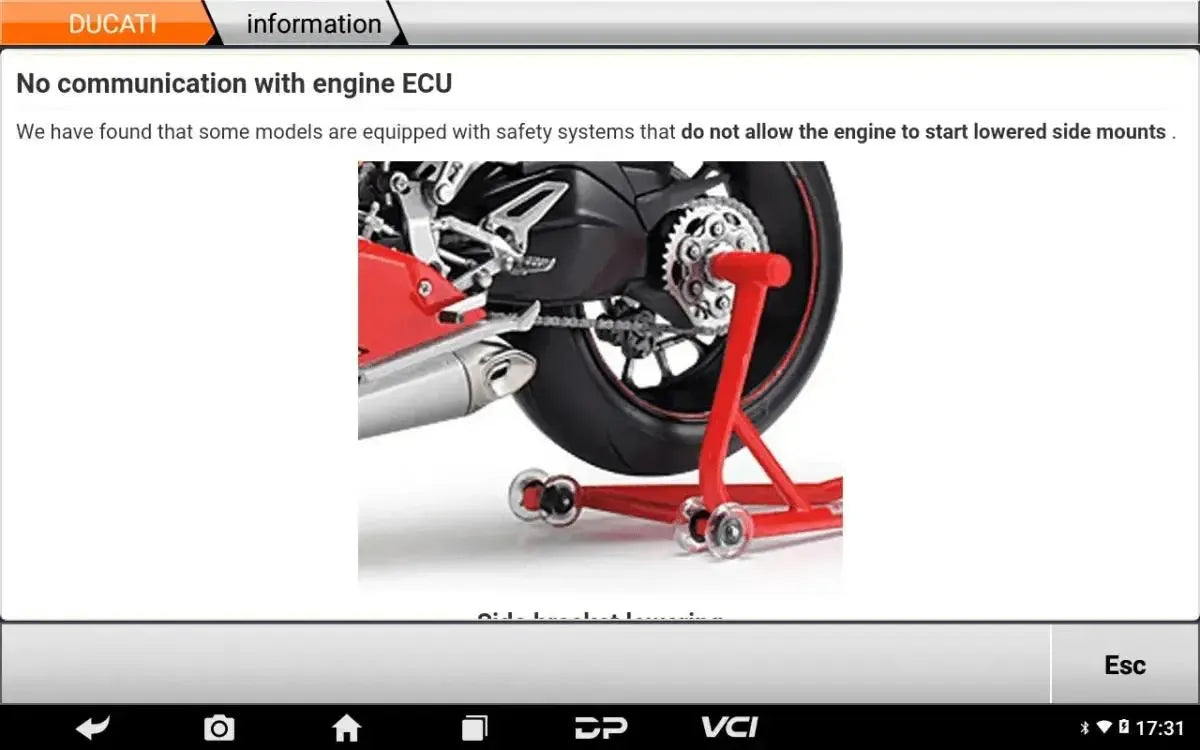 OBDSTAR IScan Ducati Motorfiets Uitleesapparaat