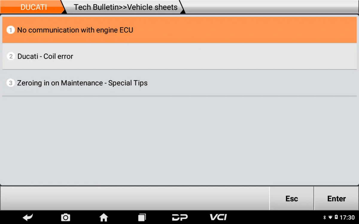 OBDSTAR IScan Ducati Motorfiets Uitleesapparaat
