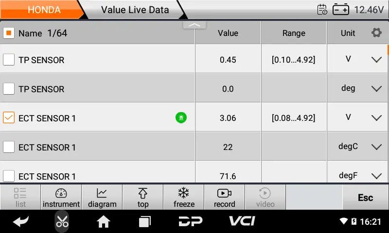 OBDSTAR IScan Honda (Marine) Uitleesapparaat