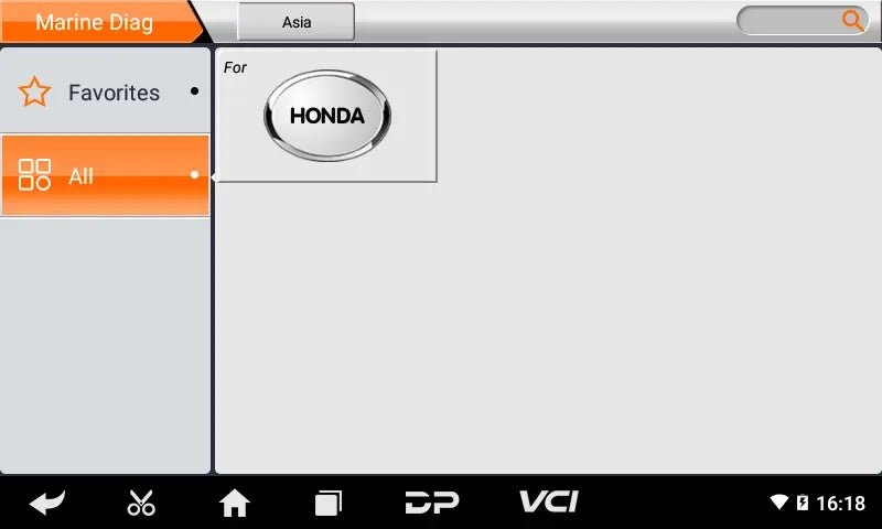 OBDSTAR IScan Honda (Marine) Uitleesapparaat