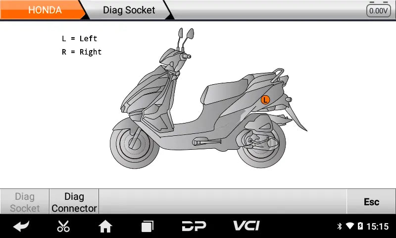 OBDSTAR IScan Japan Snorfiets/Motorfiets Uitleesapparaat