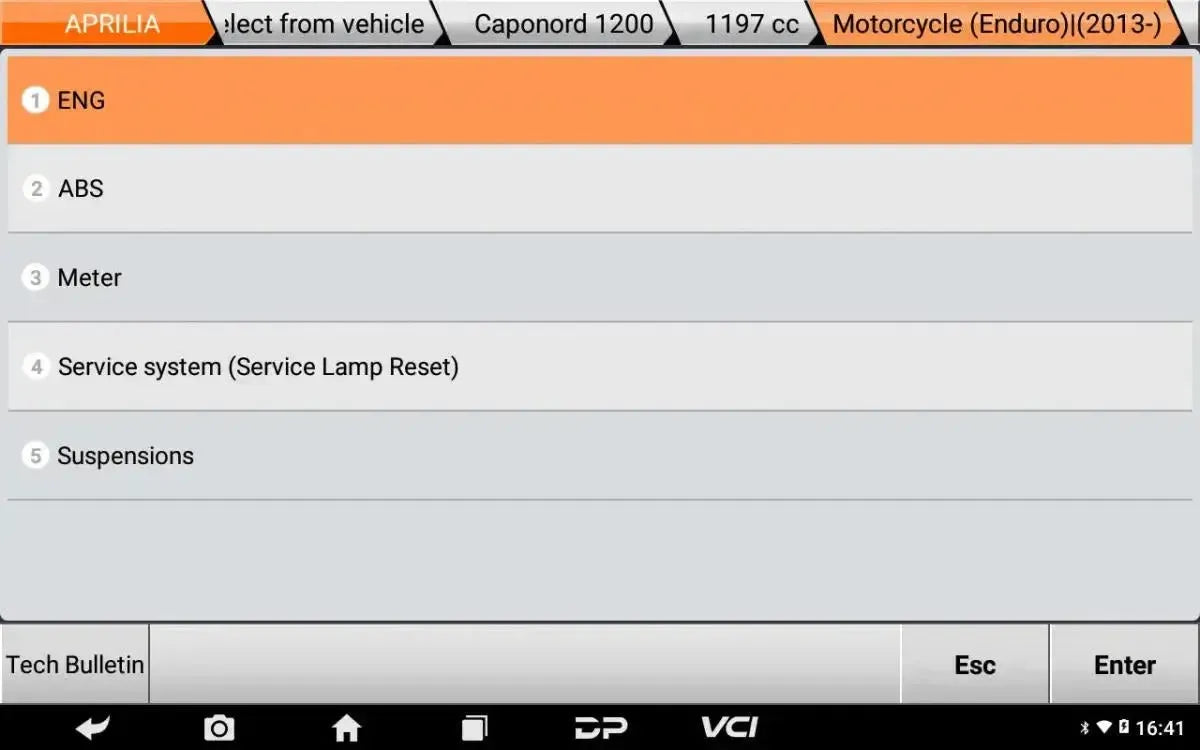 OBDSTAR IScan Piaggio Multi Snorfiets/Motorfiets Uitleesapparaat
